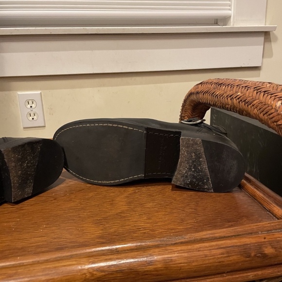 Mark Nason Los Angeles Black Moto Biker Booties Boots Size 8 - Picture 4 of 6